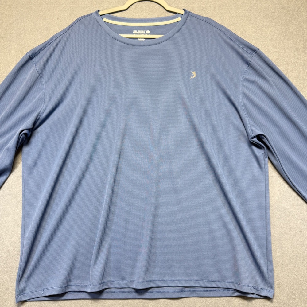 Reel Legends Freeline Mens‎ 3X Blue Long Sleeve Performance Fishing Shirt 3XL